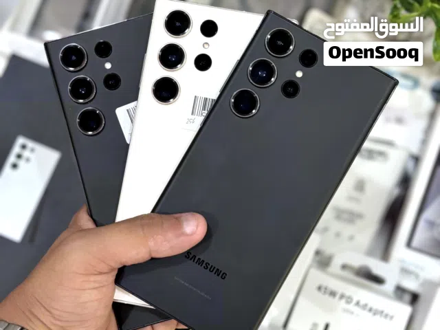بأقل سعر : Samsung S23 ultra 256gb هواتف بحالة الوكالة بدون اي شموخ أو مشاكل و مع ضمان و بأقل سعر