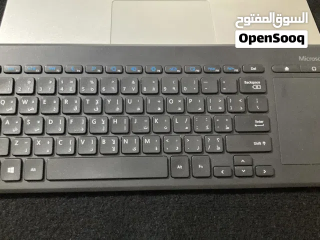لوحة مفاتيح Microsoft أصلية عربي انجليزي - مع ماوس Trackpad