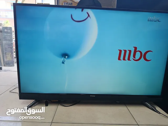 شاشه ماجيك 55 انش ميوزيك smart 4K مع ريموتها وماوس اصلي واغراضها مستعمل بحالة الوكاله
