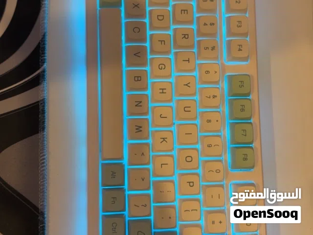 كيبورد yunzii وايرلس سويتش اصفر صوت حلو
