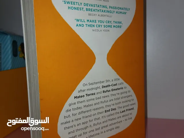 روايه they both die at the end   مستعمل بحاله ممتازه