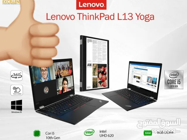 ThinkPad L13 Yoga (SSD 256, windows 10 , cor i7 , 10 gen)