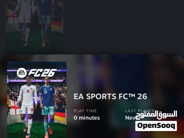حساب استيم للبيع عليه fc 26