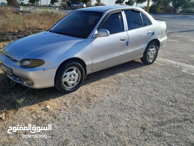 هونداي اكسنت موديل 97 بحاله جيده جدن  جير تومتيك مشيه ناعمه واقتصادية جدن