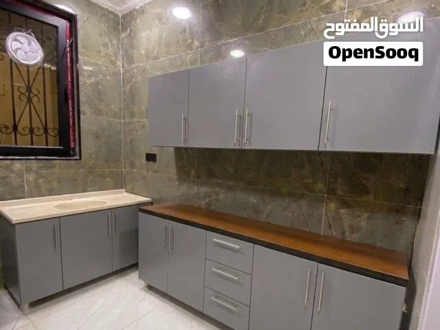 كاونتر مترين ارضي وملحق مع سنك متر و20 مرمر