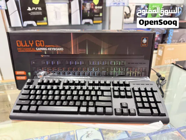 كيبورد قيمنق ميكانيكال ميتيون أولي جو بالكرتون (سويتش أحمر / أزرق)  Meetion Olly Go Keyboard