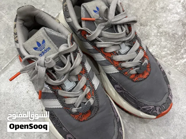 Adidas Originals Retropy F2 Women’s Sneakers – Grey & Orange Floral – UK 6