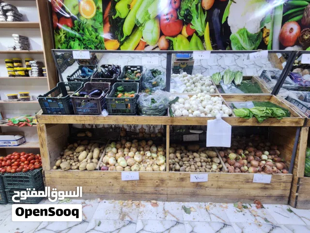 رفوف مخضر طابقين