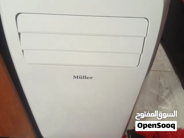 مكيف هواء متنقل من شركة Müller.   الوظائف: تبريد وتسخين للغرف مع شاشة رقمية وجهاز تحكم عن بعد.  سعة