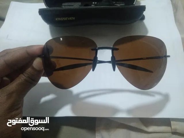 نظارات كشخة لمحبين اللون البني rimless Brown polarized sunglasses