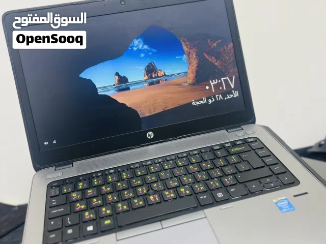 جهاز رجال الاعمال ايليت بوك مستخدم اشي بسيط Core i5 الجيل الرابع للتعليم والتصفح والالعاب الخفيفه
