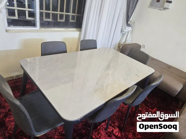 ميز طعام مع 6 كراسي