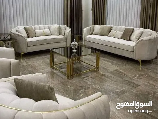 اطقم ضيوف 7 مقاعد تشطيب عالي مكفول 3سنوات بسعر الجملة شامل التوصيل والتركيب داخل عمان