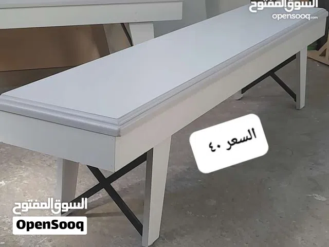 طاولات وسط خشب ودهان الون حسب الطلب مكون من ثلاث قطع