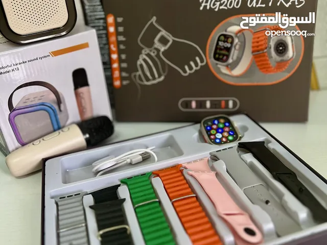ساعة ذكية موديل HG200 Ultra 3 – شكل أنيق وتقنيات حديثة سماعه مجانية مع البوكس