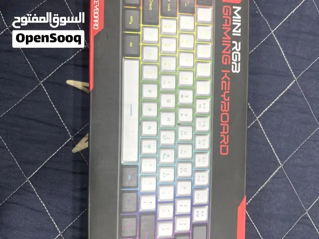 كيبورد ألعاب ميني RGB احترافي عالي الجودة – تصميم مدمج – إضاءة RGB متعددة – مناسب للألعاب والعمل