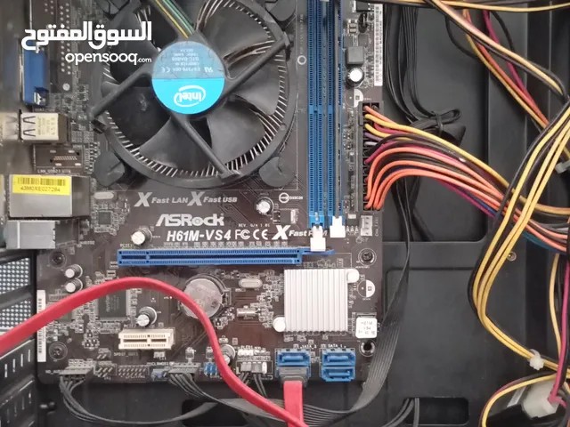 بي سي RGB مع مذربورد اسروك ومعالجين ورامات وبور سبلاي