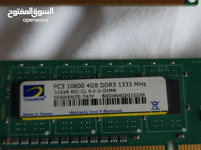 2x 4gb ram from TwinMOS lightly used negotiable
