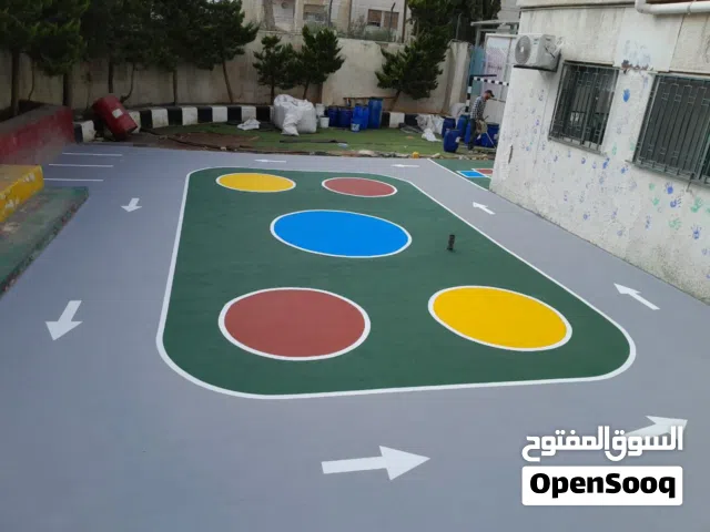 Acrylic based sports flooring: North Court