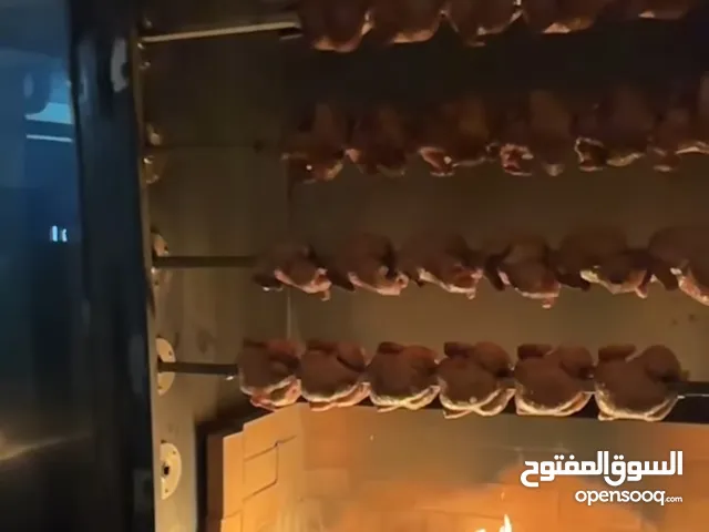 شواية دجاج عالحطب والغاز