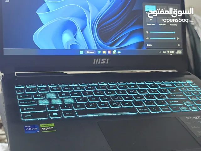 لابتوب msi cyborg 15 ام اس اي سايبورغ 15 للبيع Laptop