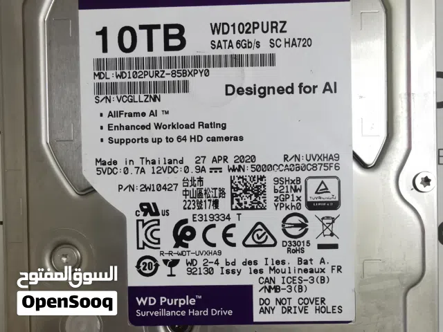 هارد ديسك  10  TB WD PURPLE