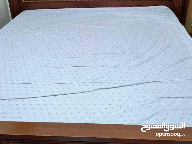 Used King size Bed with mattress and 6 door Cupboard