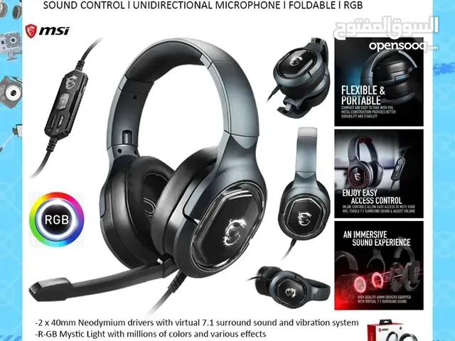 MSI Immerse GH50 Gaming Headset ll Brand-New ll