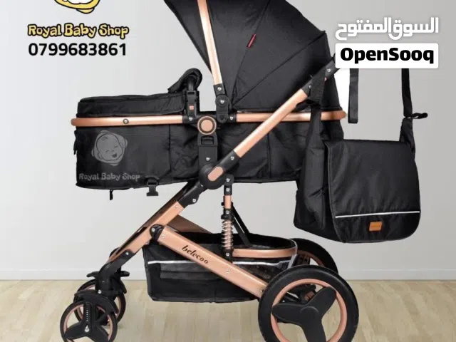 عربة أطفال ماركة Belecoo الأصلية للبيع شبه جديد و نظيفة جدا السعر غير قابل للنقاش
