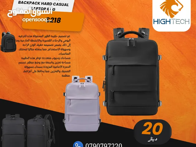 حقيبة ظهر للابتوب متعددة الجيوب ذات سعة كبيرة "15.6- LARGE CAPACITY LAPTOP BACKPACK S218