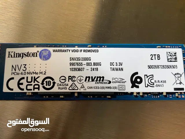 Kingston NV3 2TB M.2 2280 NVMe PCIe Gen 4x4