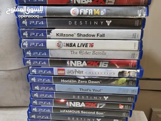 للبيع اشرطه بلايستيشن 4