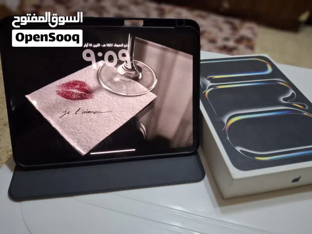 يعطيكم العافيه للبيع أيباد برو معالج (M4)  بطارية 94% الفحص موجود بالصوره  256gb 11انش  الجهاز نضيف