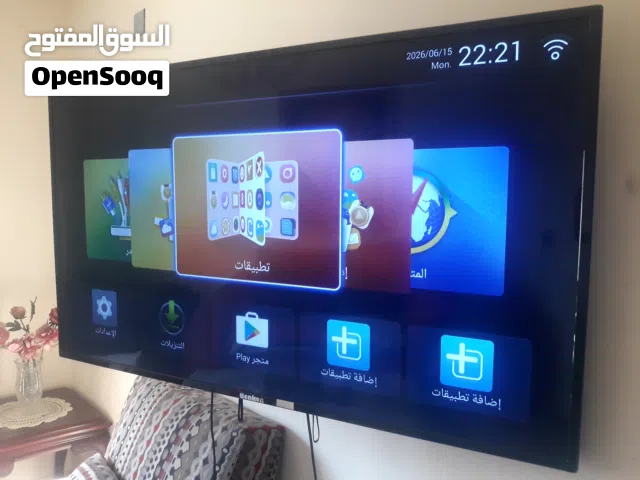 شاشة بينكون BENKON إيطالي 55 inch بوصه فل سمارت Smart 4K شبه جديد وبحاله ممتااازه.