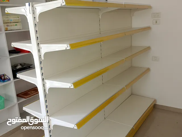 رفوف وسط طول 4 متر ارتفاع 5 رفوف (مجوز)