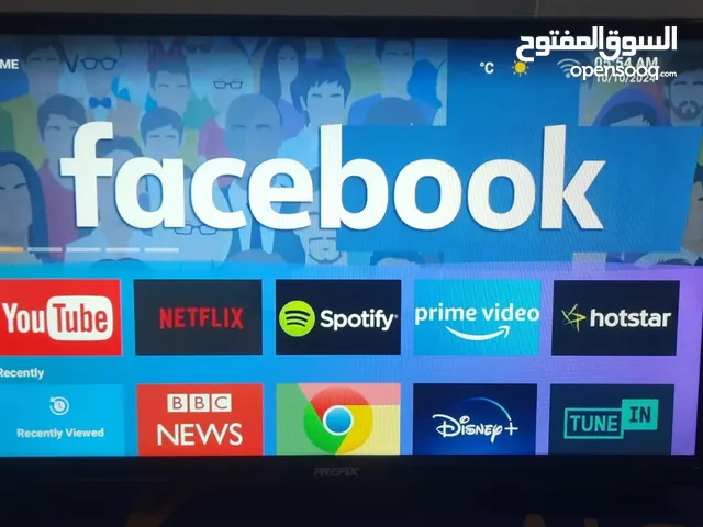 شاشة براند برفكس 32 انش سمارت مع تطبيق قنوات انترنت فقط 30 دينار
