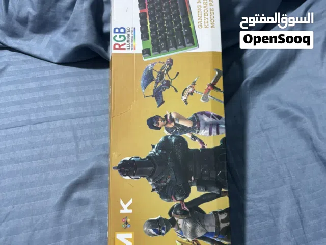 كيبورد gaming RGB عربي انجليزي وماوس