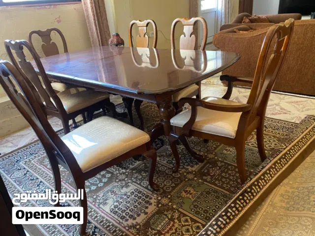 طاولة سفرة مع 6 كراسي