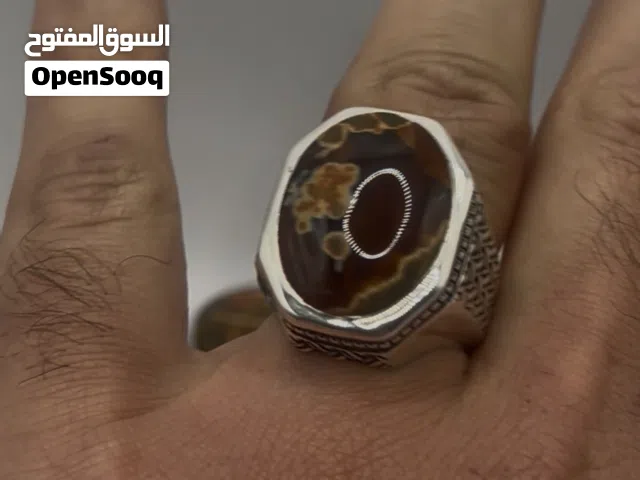 عقيق كرزي مزعفر صعب صياغة محمد عارف فضه 990