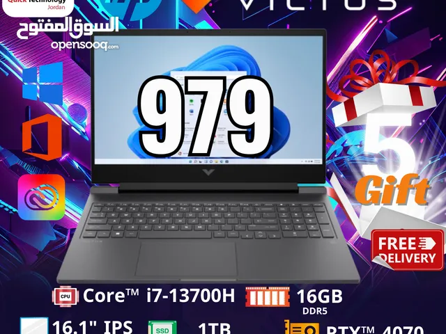 Laptop HP Victus Ci7-13H  لابتوب اتش بي كور اي 7 الجيل الثالث عشر