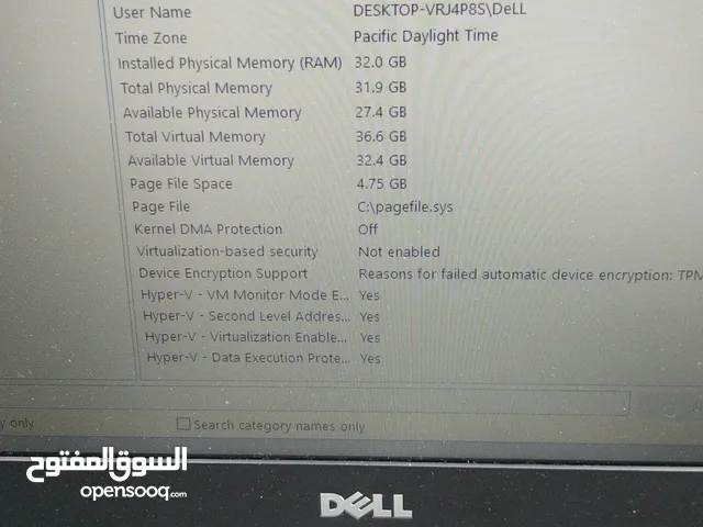 Dell laptop 8gen