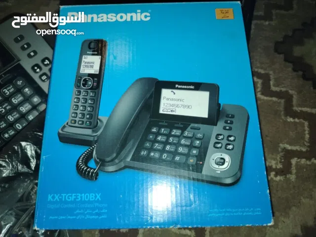 جهاز هاتف أرضي باناسونيك قطعتين أخر أصدار جديد غير مستعمل نهائي