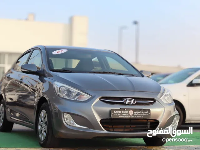 Hyundai Accent 1.6L 2017 , GCC, accident-free, in excellent condition 572 p.m