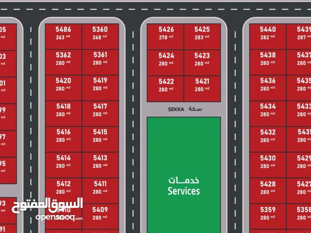 أراضي للبيع في منطقة الزاهيه عجمان