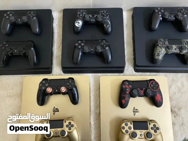 للبيع بلاستيشن ps4 slim 500 نظيف جدا