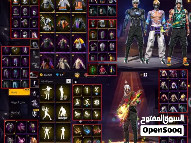 Free Fire Accounts and Characters for Sale in Alexandria