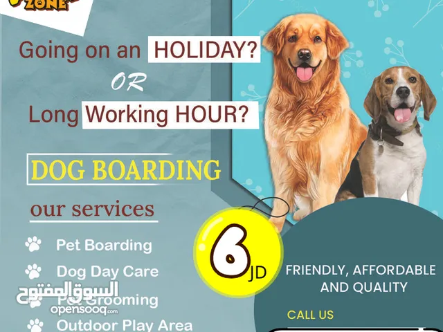 Dog boarding... The pet zone