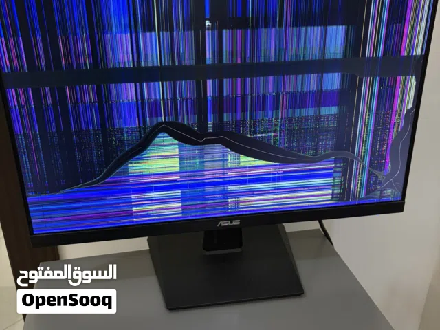 شاشة اسوس VA24E مكسورة للبيع بحالتها