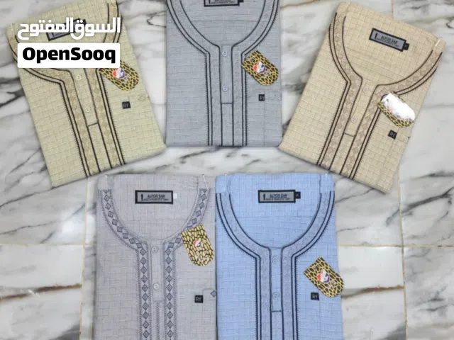 جلابيات نوم رجالي نص كم جملة – راحة وأناقة  جلابيات نوم بقماش ناعم وخفيف تعطيك راحة طول الليل