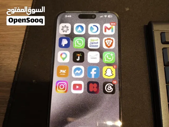 Iphone 15 pro max 256 g مدخل خط شرق اوسط